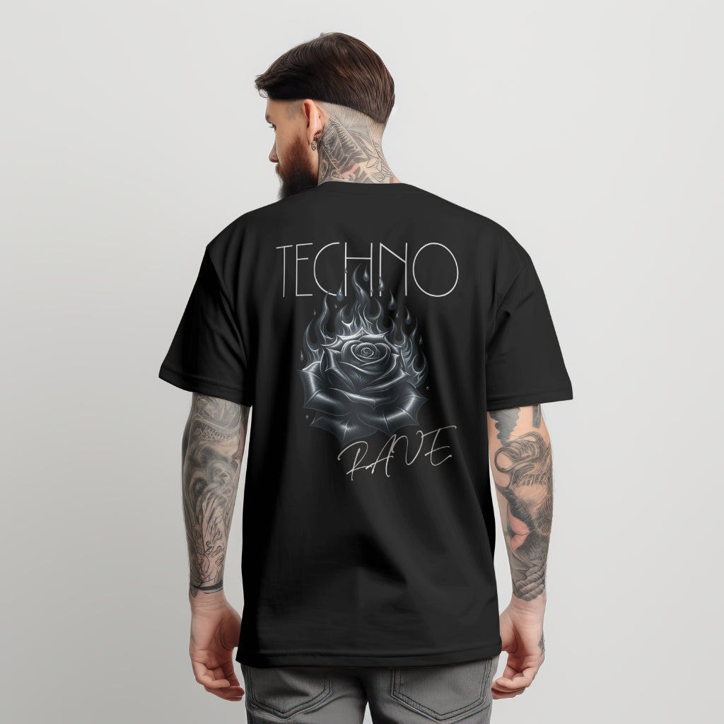 Techno Rave Rose T-Shirt