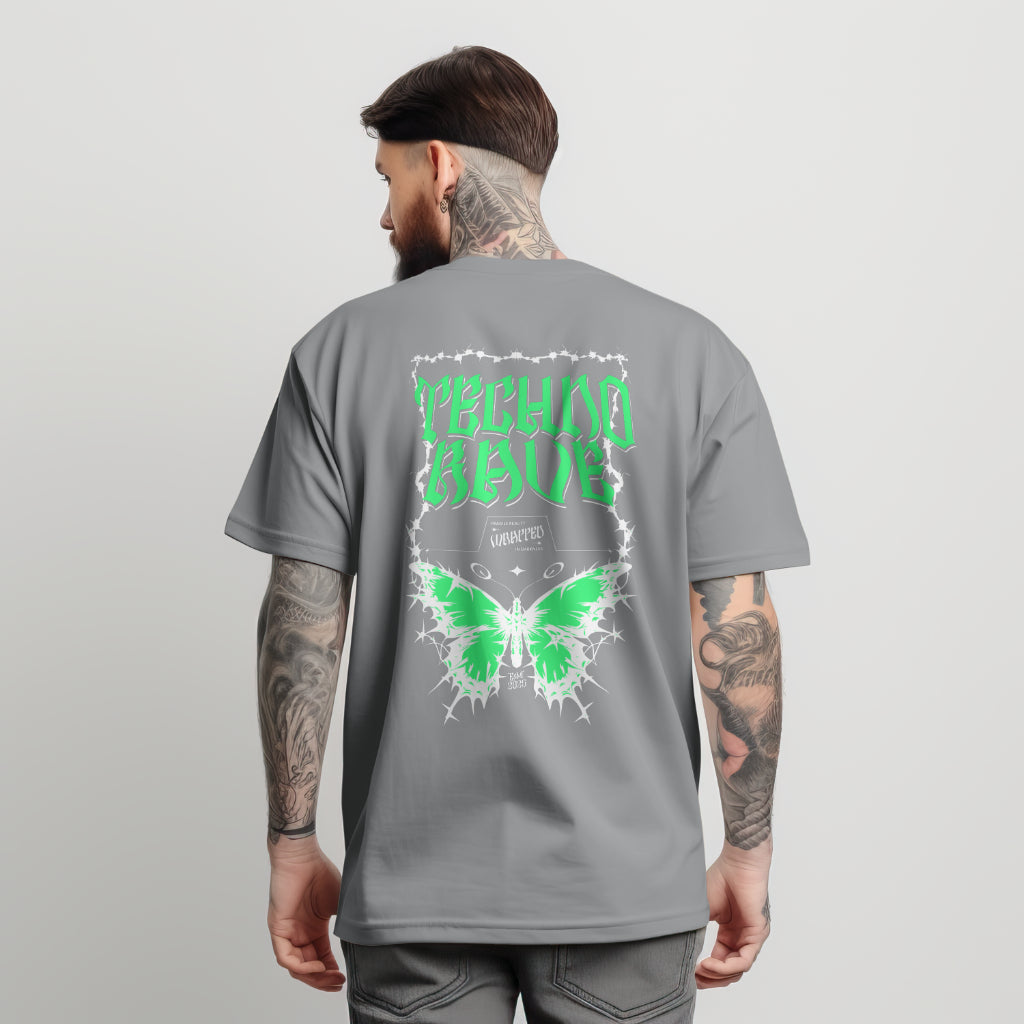 Techno Rave Thorned Butterfly T-Shirt