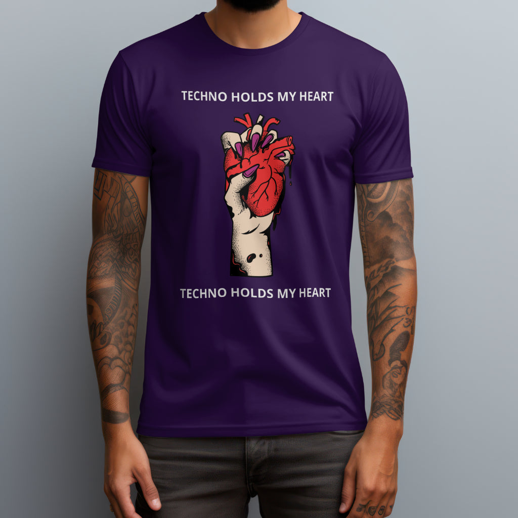 Techno Holds My Heart T-Shirt