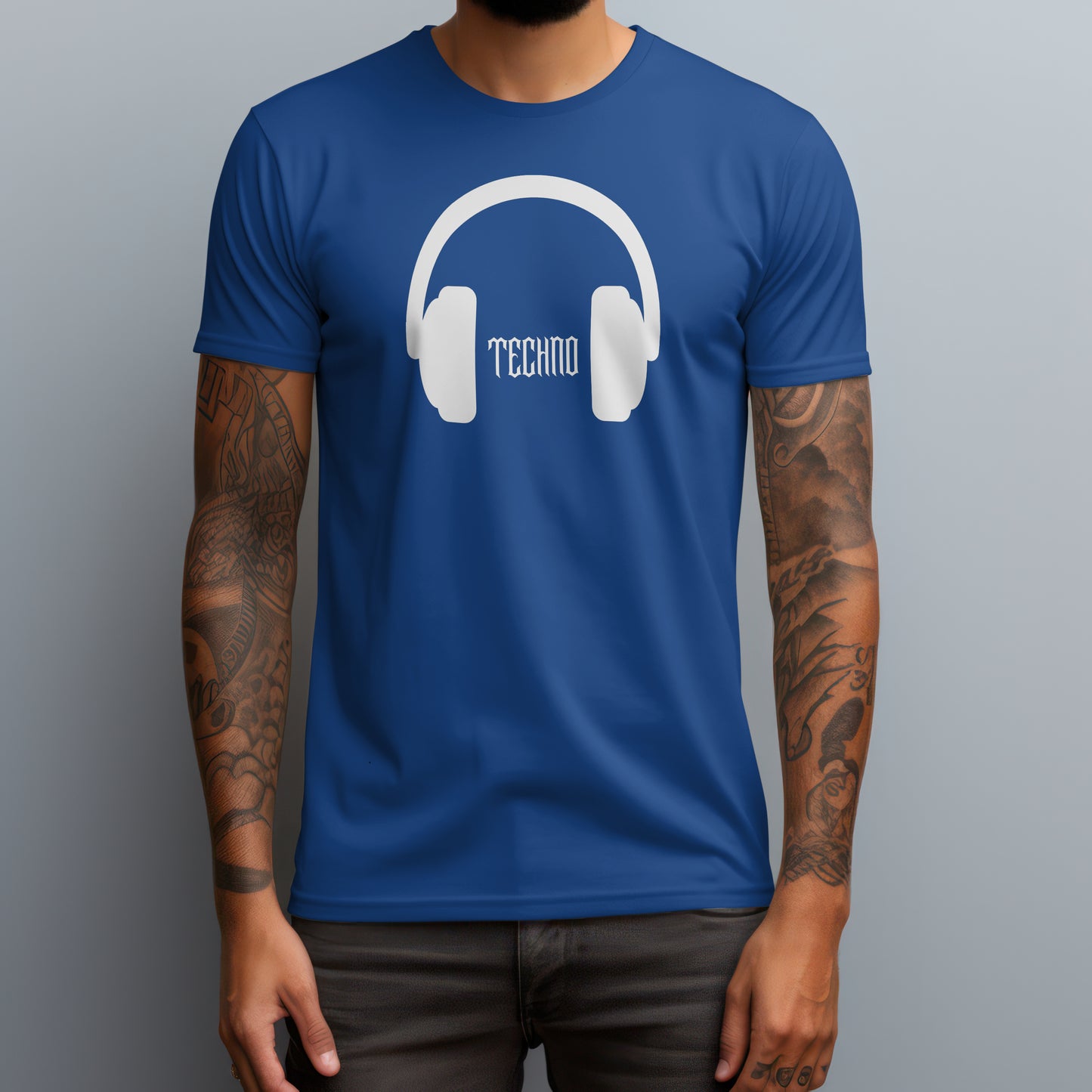 Techno Headphones Music T-Shirt