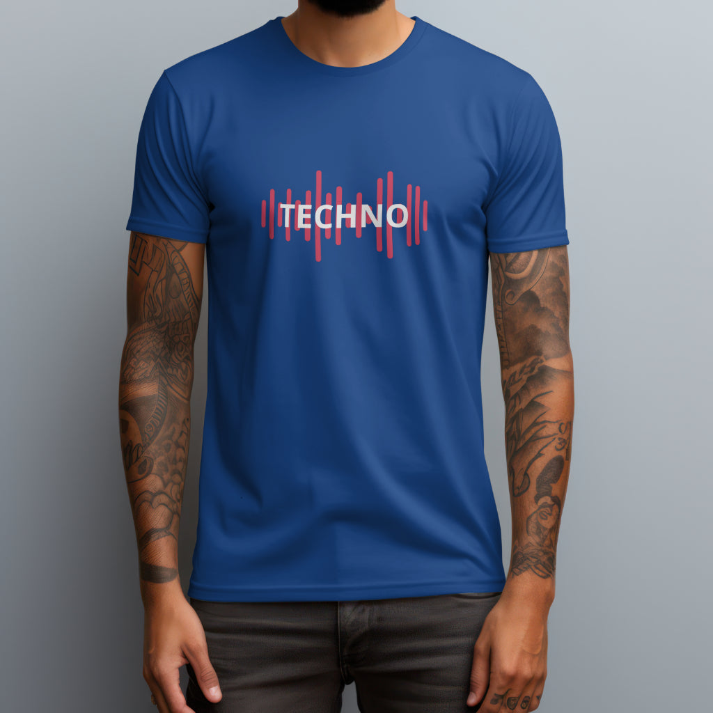 Techno Sound Wave T-Shirt