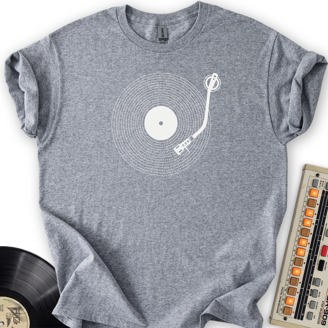 Vinyl T-Shirt – Sport Grey flat lay
