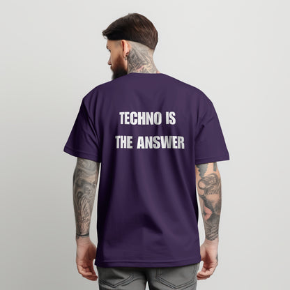 Techno Is The Answer T-shirt