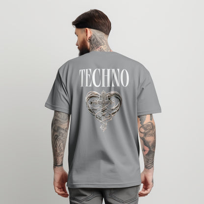 Techno Heart Cross T-Shirt
