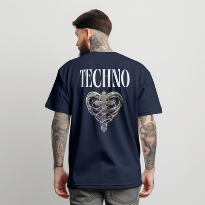 Techno Heart Cross T-Shirt