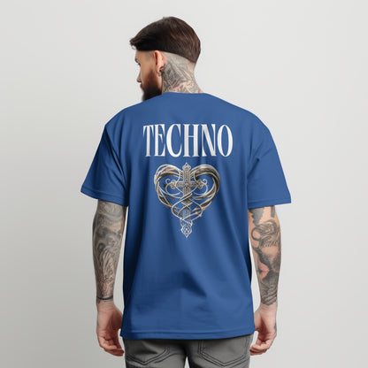 Techno Heart Cross T-Shirt