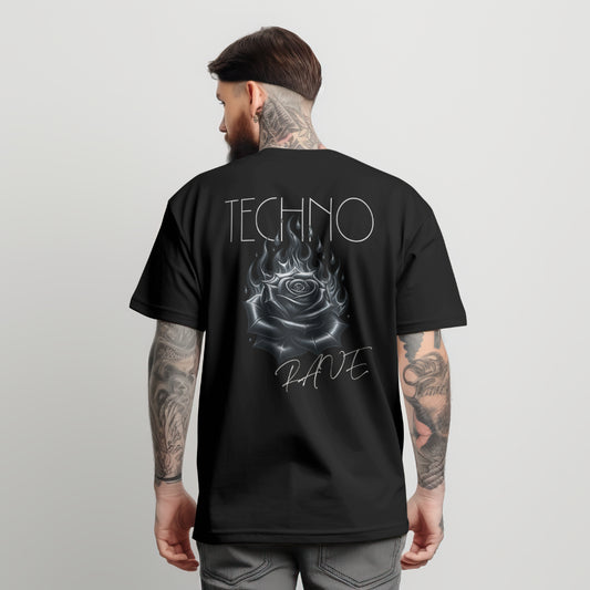 Techno Rave Rose T-Shirt