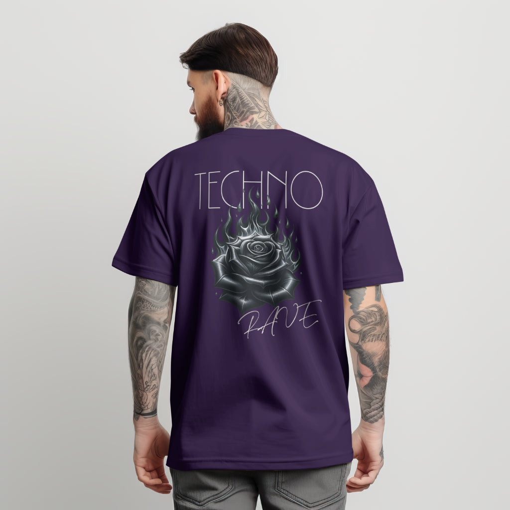 Techno Rave Rose T-Shirt
