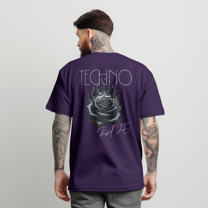 Techno Rave Rose T-Shirt