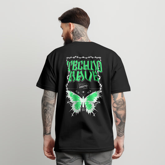 Techno Rave Thorned Butterfly T-Shirt