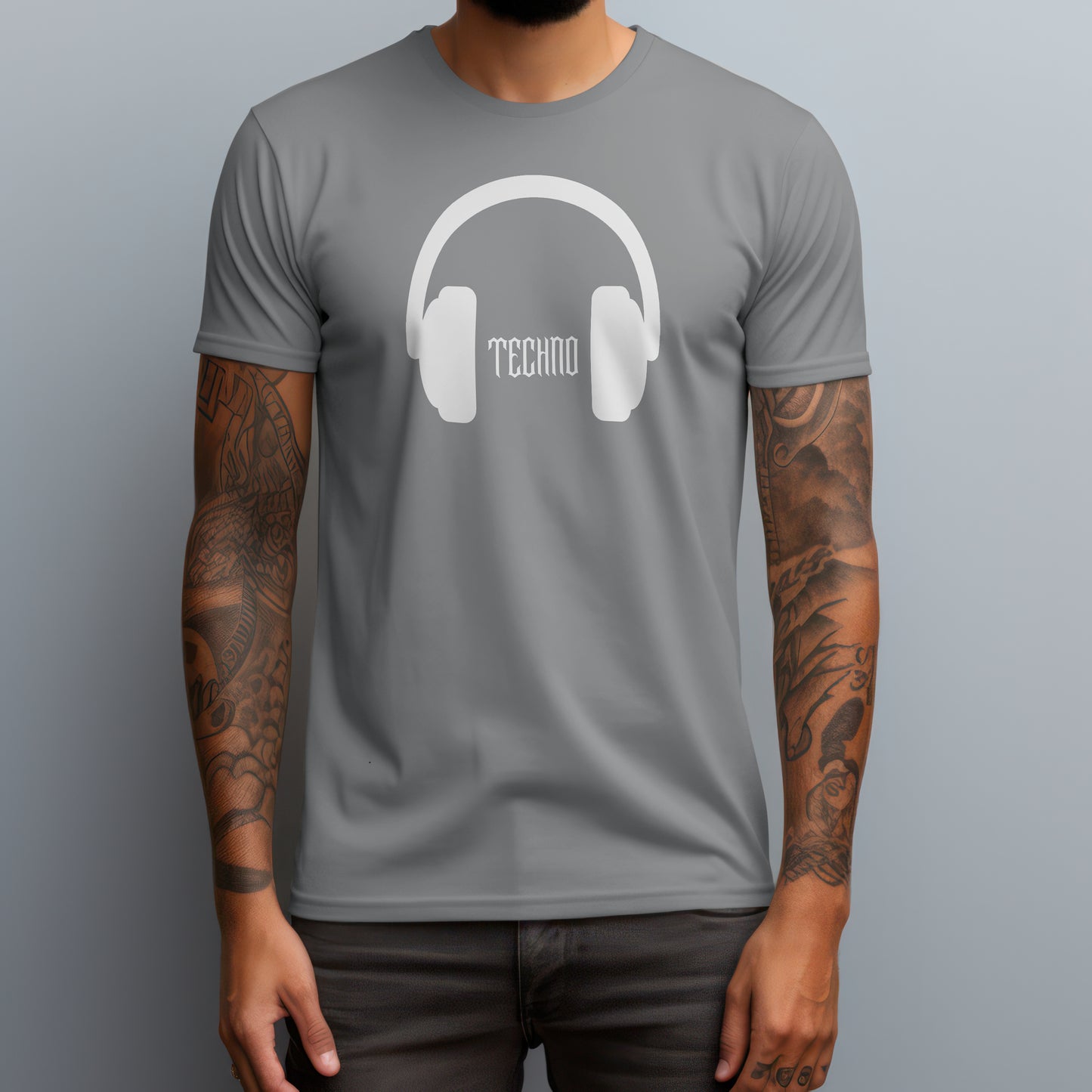 Techno Headphones Music T-Shirt