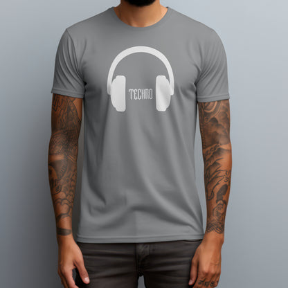 Techno Headphones Music T-Shirt