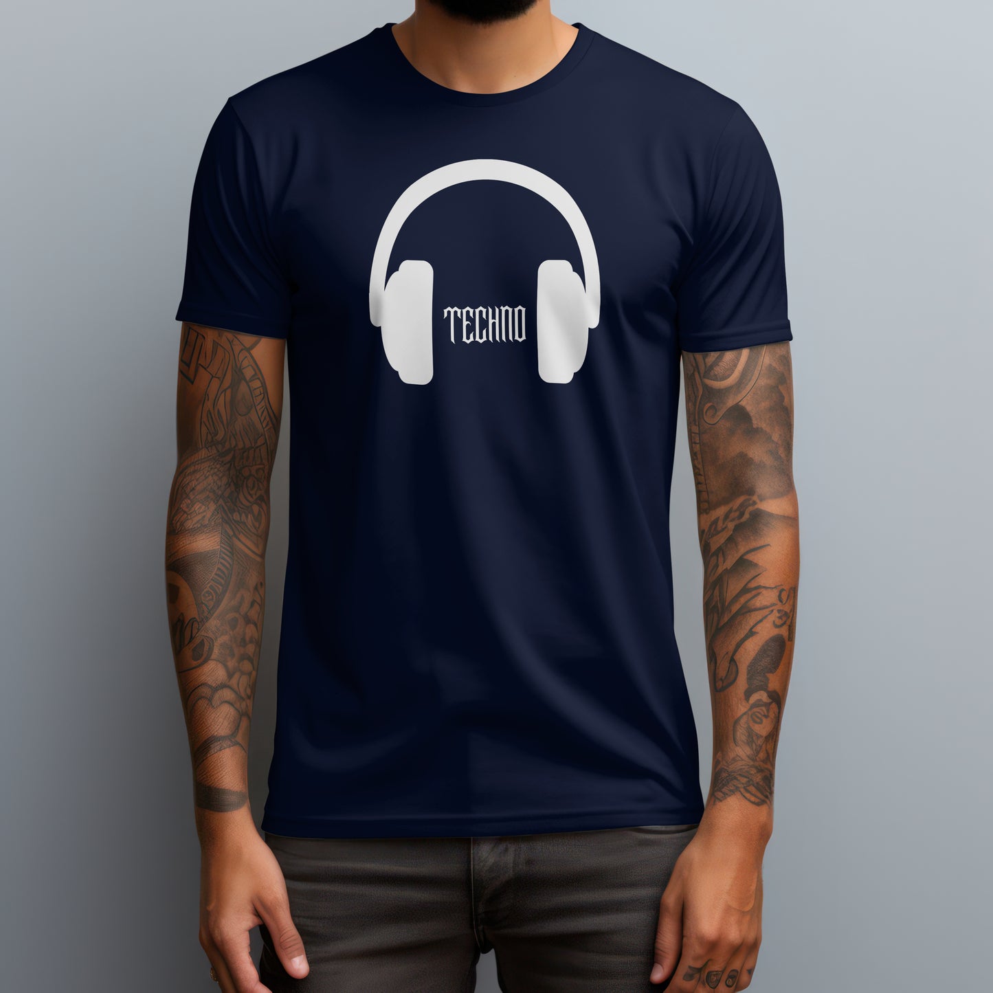 Techno Headphones Music T-Shirt