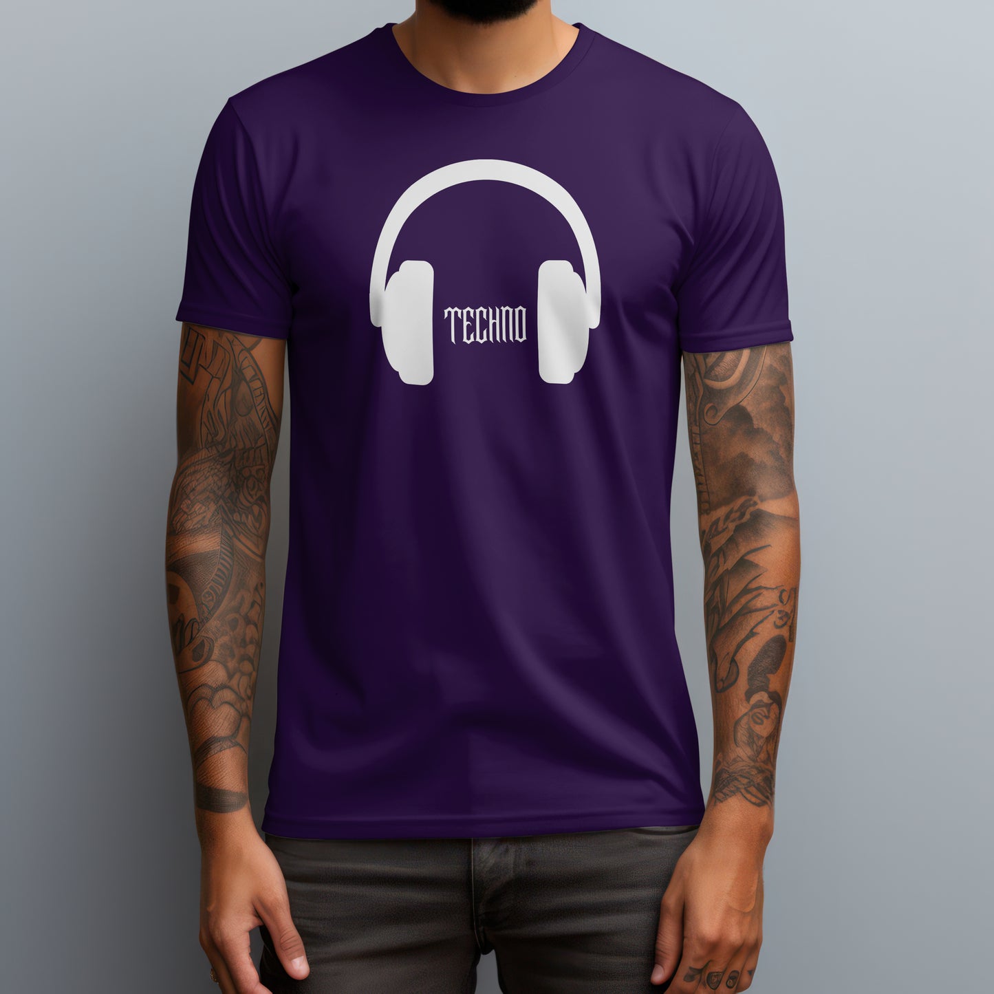 Techno Headphones Music T-Shirt