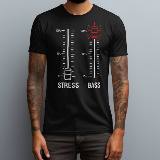 Stress Off Bass On T-Shirt