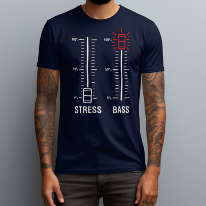 Stress Off Bass On T-Shirt