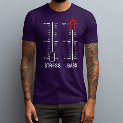 Stress Off Bass On T-Shirt