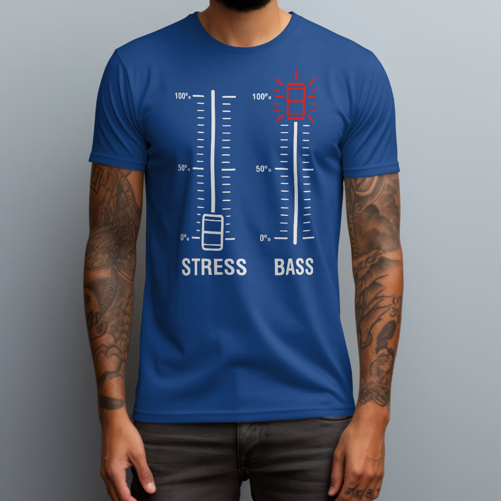 Stress Off Bass On T-Shirt