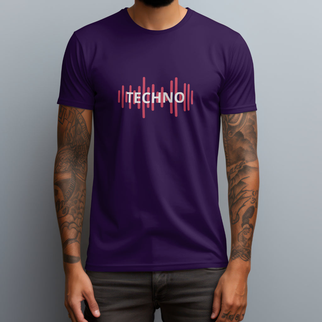 Techno Sound Wave T-Shirt