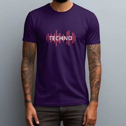 Techno Sound Wave T-Shirt