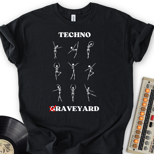 Graveyard T-Shirt – Black flat lay