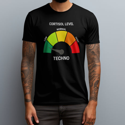 Techno Cortisol Level T-Shirt