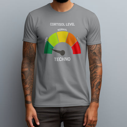 Techno Cortisol Level T-Shirt