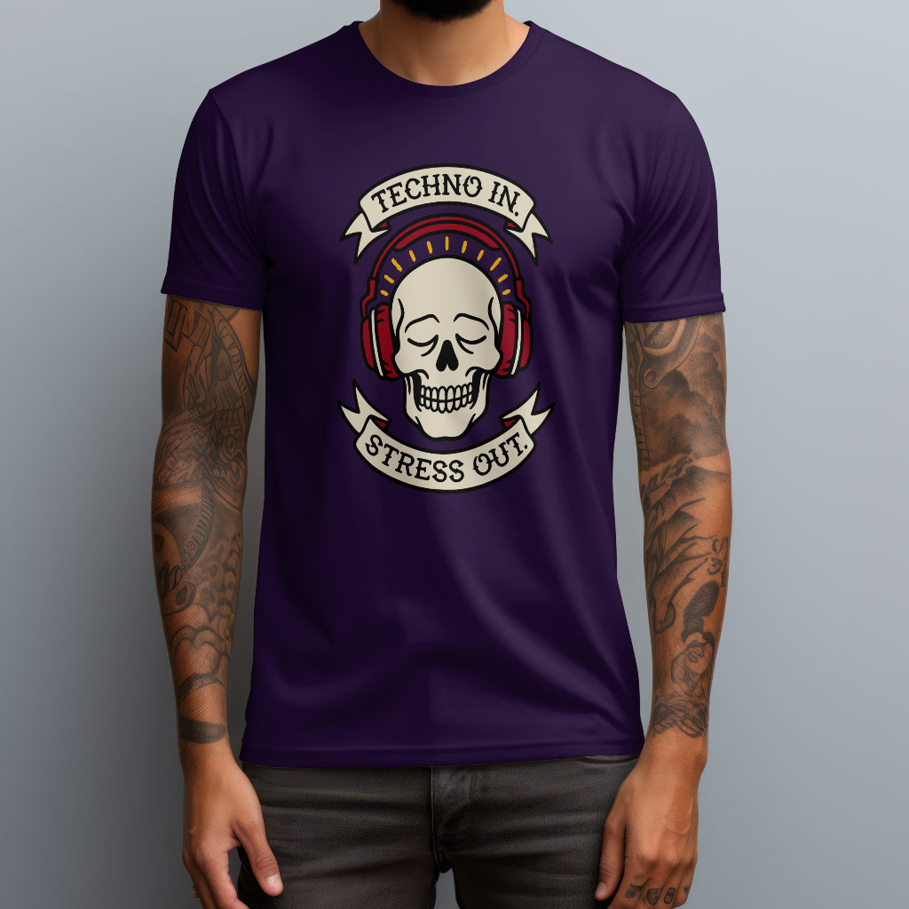 Techno In. Stress Out. T-Shirt