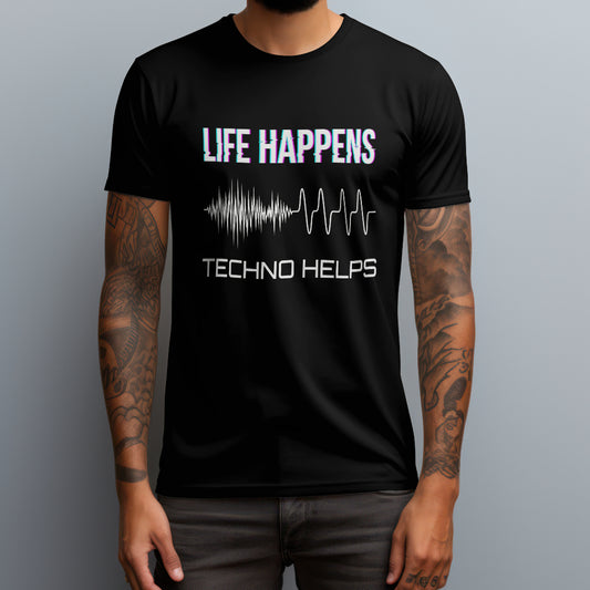 life happens techno helps black