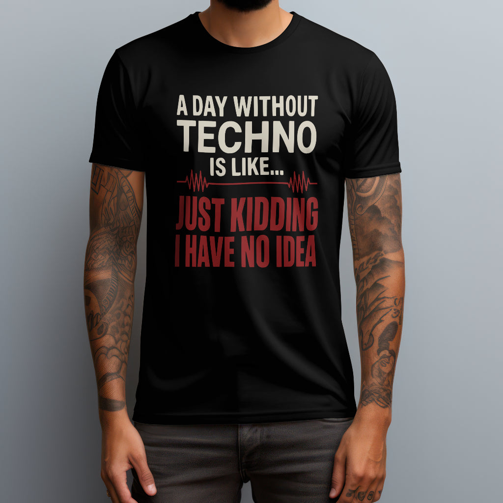 a day without techno black