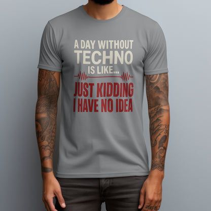 a day without techno gray