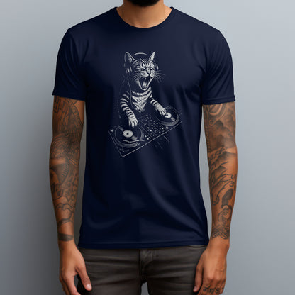 screaming dj cat navy
