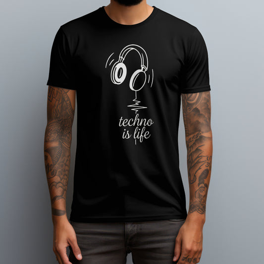 techno is life black