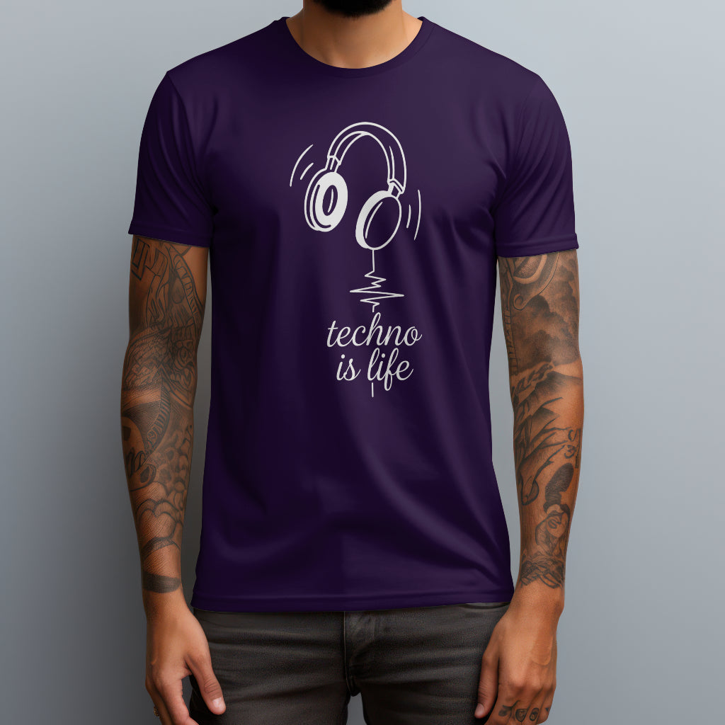 techno is life purple