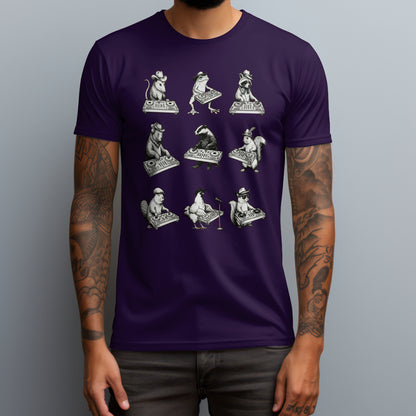 animals djs purple