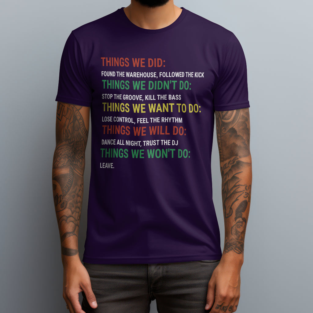 things we did purple