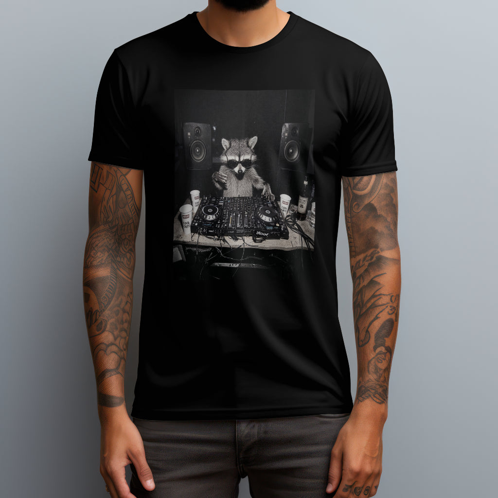 raccoon dj black