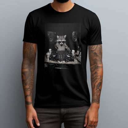 raccoon dj black