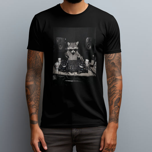 raccoon dj black