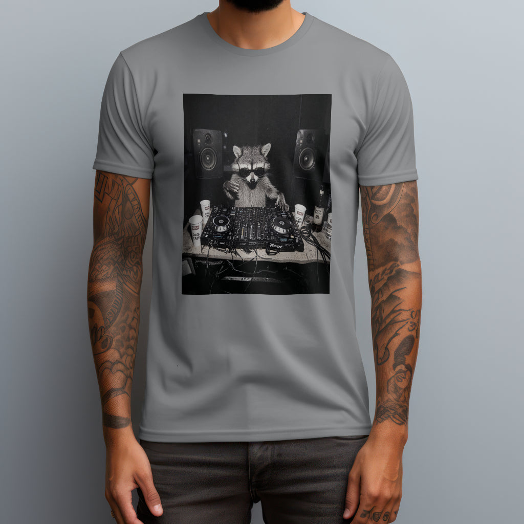 raccoon dj gray