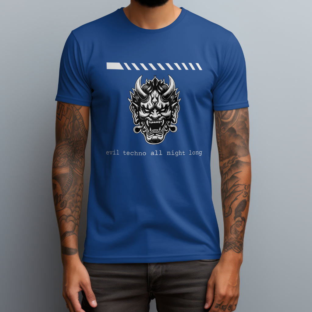 Evil Techno All Night Long T-Shirt