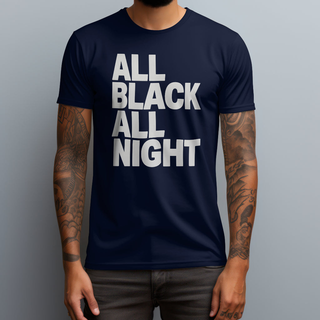 all black all night navy