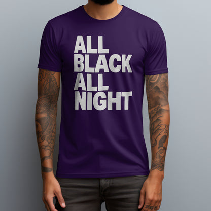 all black all night purple