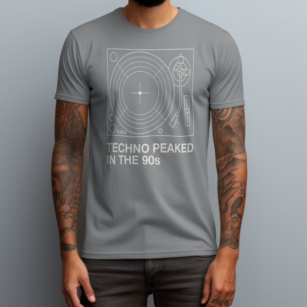 techno peaked in the 90s gray