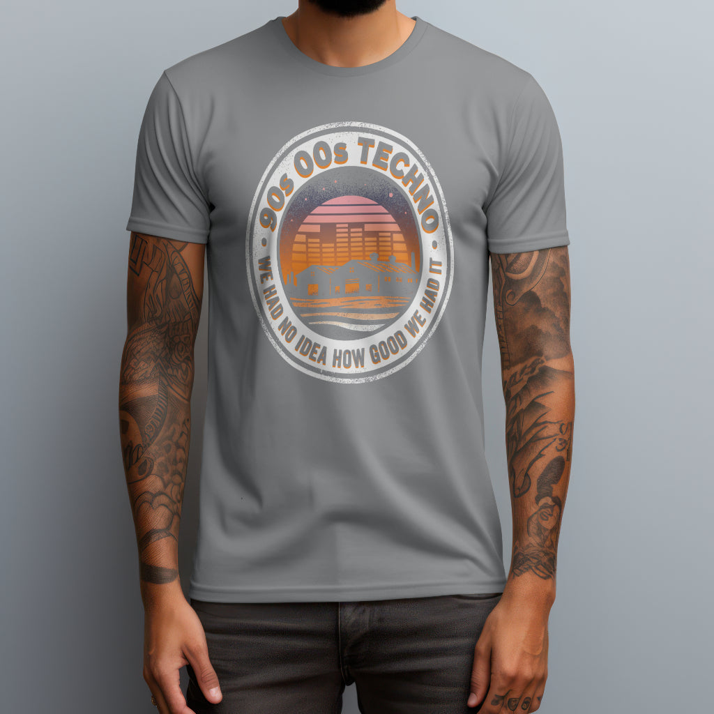 90s 00s techno gray