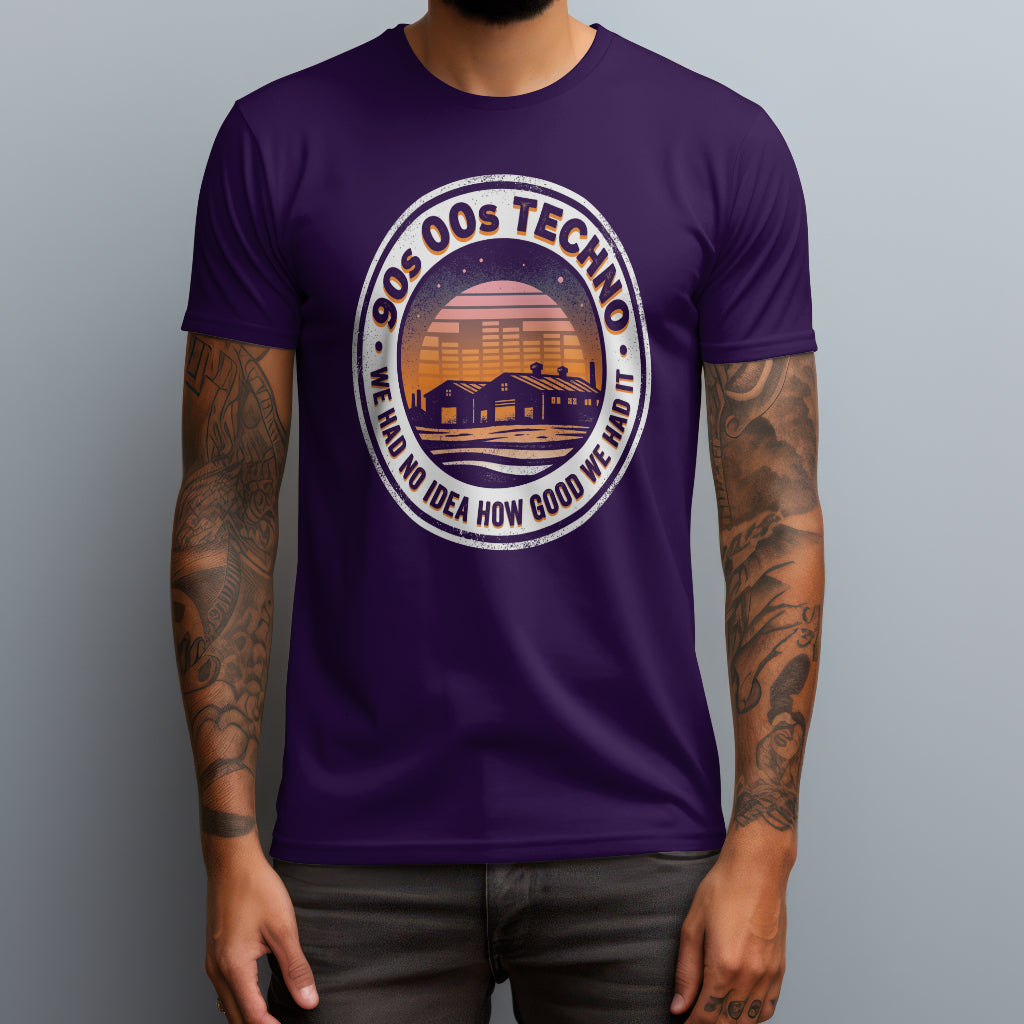 90s 00s techno purple