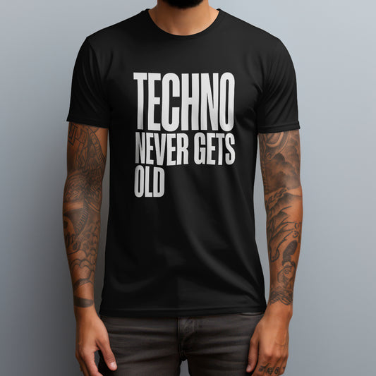 techno never gets old black