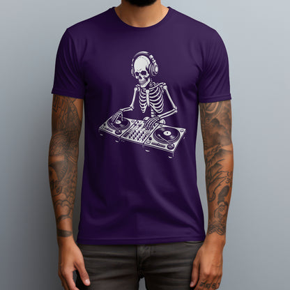 skeleton dj purple