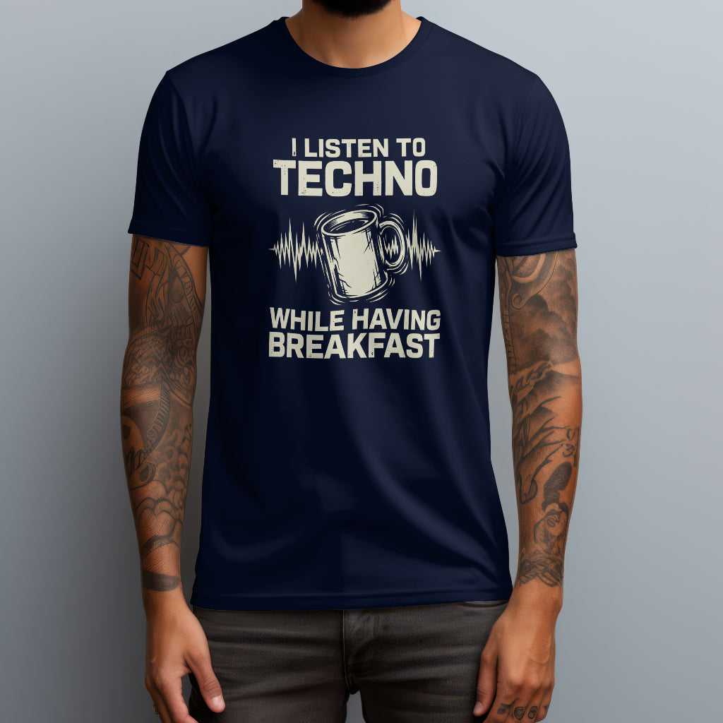 techno breakfast navy