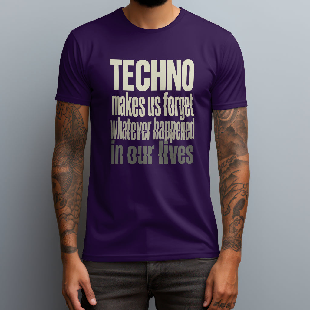 techno makes us purple